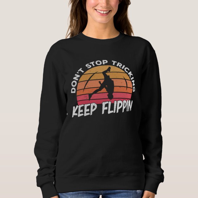 Camiseta Acrobacia Aérea Freestyle Mantendo Flips (Frente)
