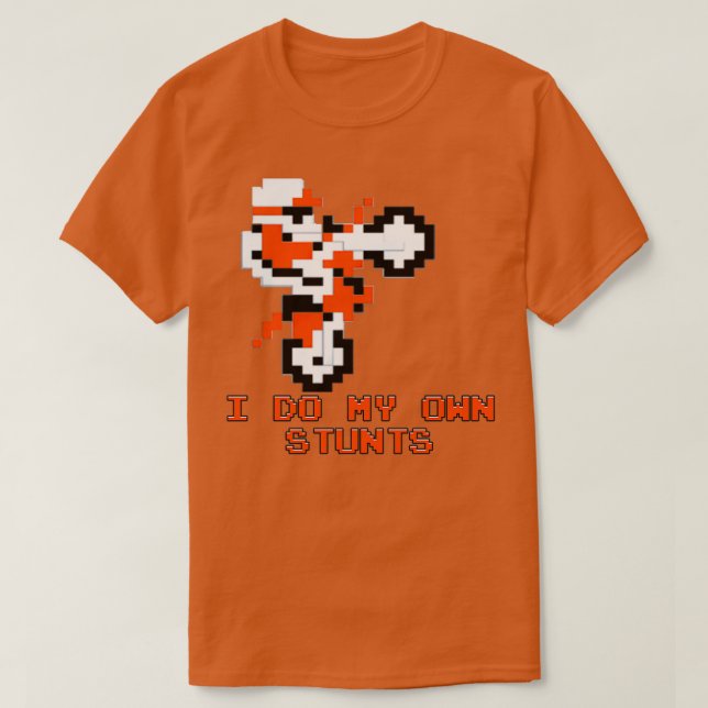 Camiseta acrobacias de excitebike  (Frente do Design)