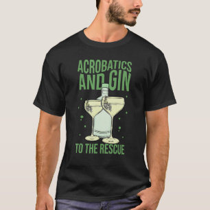 Camiseta Acrobática E Gim Para A Gymnastica De Emergência A
