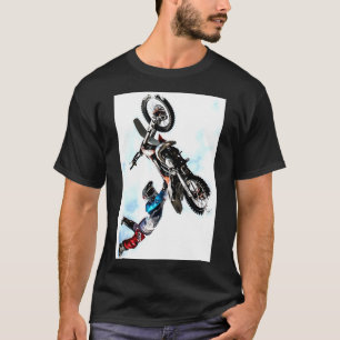 Camiseta Acrobatics Biker Action Desenvolve Moderno Elegant