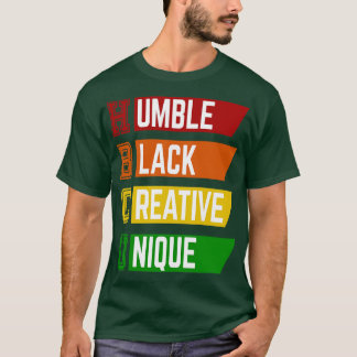 Camiseta Acrônimo de Alunos do Formando HBCU