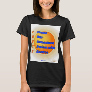 Camiseta Acrônimo inspiracional de camisa-T feminina