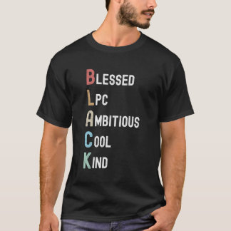 Camiseta Acrônimo Negro Terapista Lpc Afro-Americano