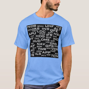 Camiseta Acrônimos Aviônicos
