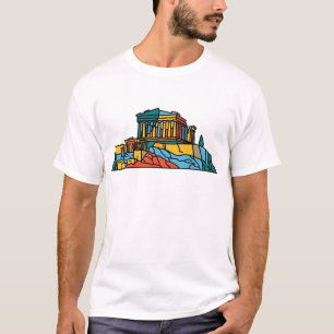 Camiseta Acrópole de Atenas