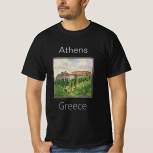 Camiseta Acrópole View de Abaixo, Atenas, Grécia