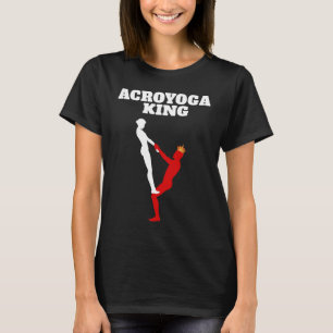 Camiseta Acroyoga King Mens Jogadores da Acroyoga Acroyoga