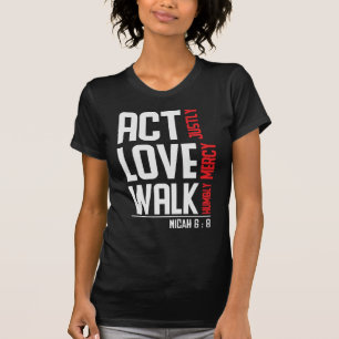 Camiseta Act Justed Micah 6:8