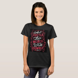 Camiseta Act Justed Micah 6:8