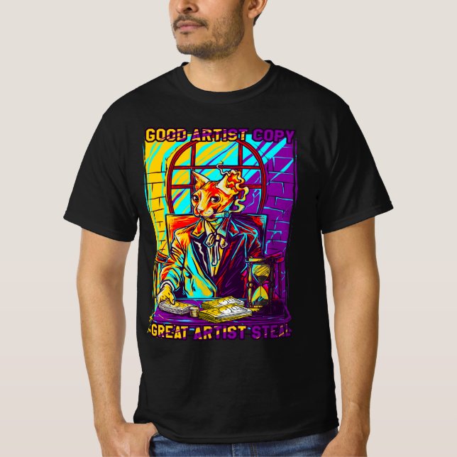 Camiseta Action-Oriented: The Creative Heist: Sphynx Cat Ed (Frente)