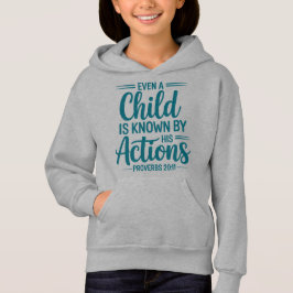 Camiseta Action Speaks Kids Hoodie Design