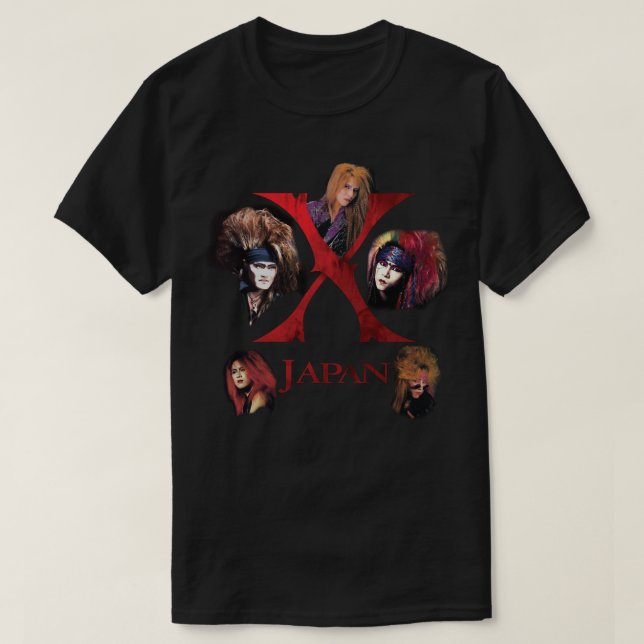 Camiseta Active Horror Makeup Style Experience X Japan 1988 (Frente do Design)