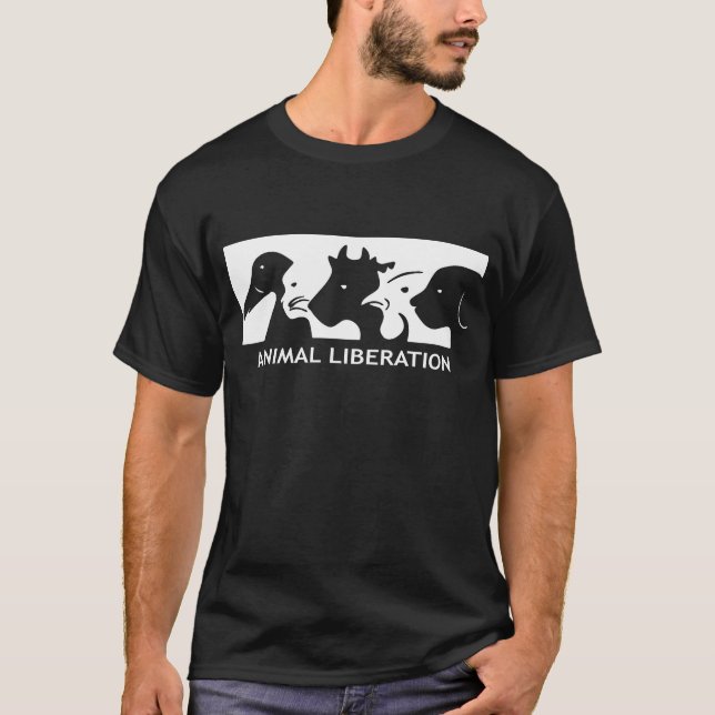 Camiseta Activista dos direitos dos animais da parte (Frente)