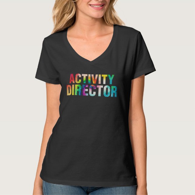 Camiseta Activity Director Activity Professionals Week tie  (Frente)