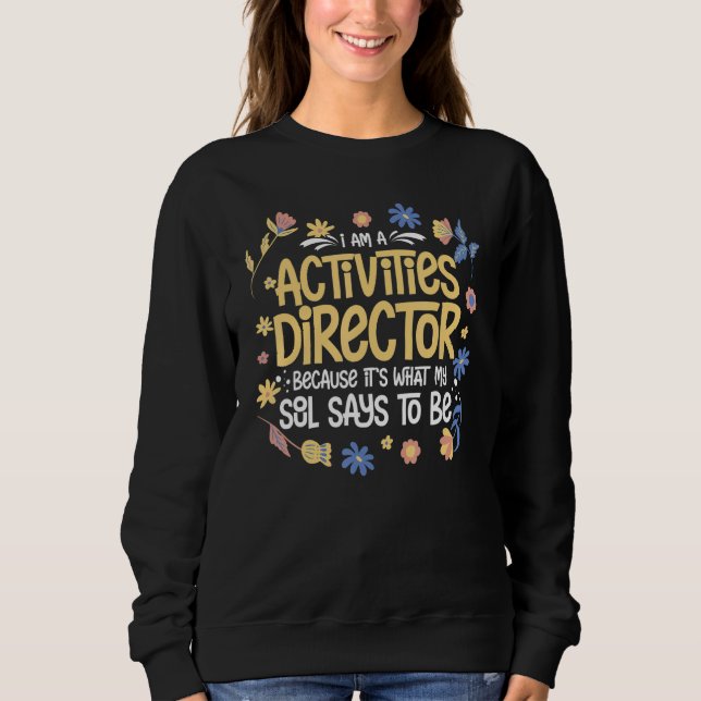 Camiseta Activity Director Assistant Ideas Activities Plann (Frente)