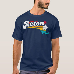 Camiseta Acton Massachusetts Vintage - Souvenir 2 em dificu