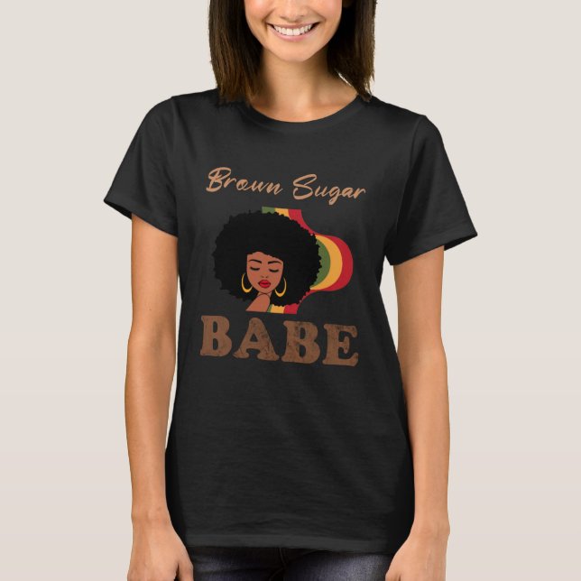 Camiseta Açúcar Castanho Babe 4 (Frente)