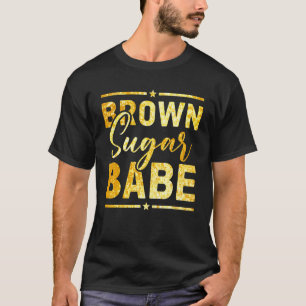 Camiseta Açúcar Castanho, Orgulho Negro Ideia História Negr