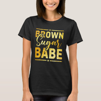 Camiseta Açúcar Castanho, Orgulho Negro Ideia História Negr