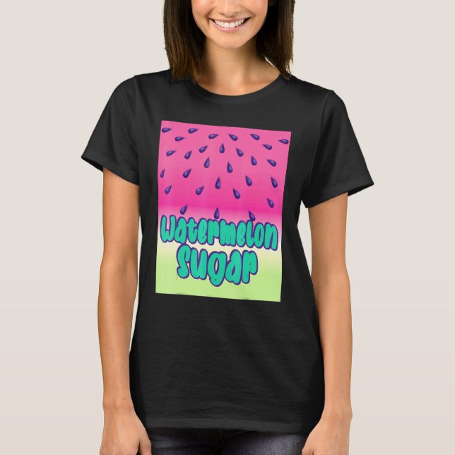 Camiseta Açúcar legal de Melancia (Frente)