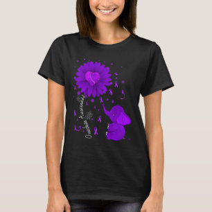 Camiseta Acumulação de Sobredosagem de Elefante Flor com Fr