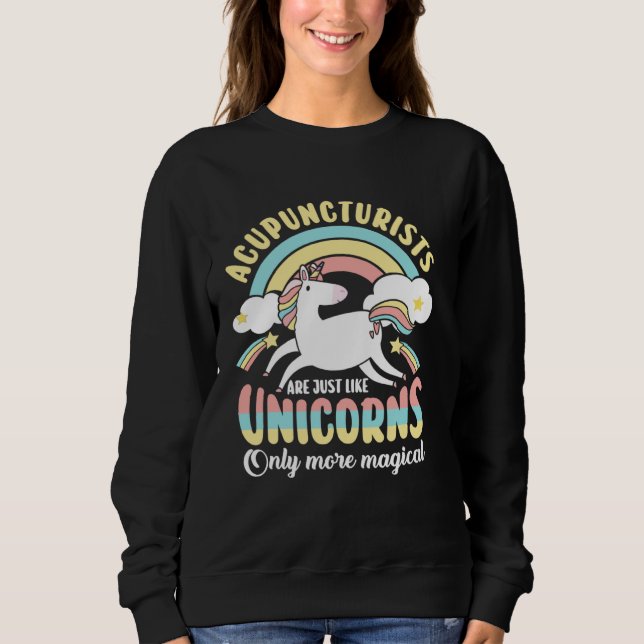 Camiseta Acupuncturists Unicorns Acupuncture Chinese Needle (Frente)