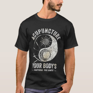 Camiseta Acupuntura Equilíbrio Natural do Corpo Acupunturis