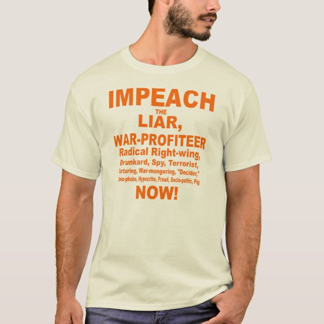 CAMISETA ACUSE O MENTIROSO (Frente)