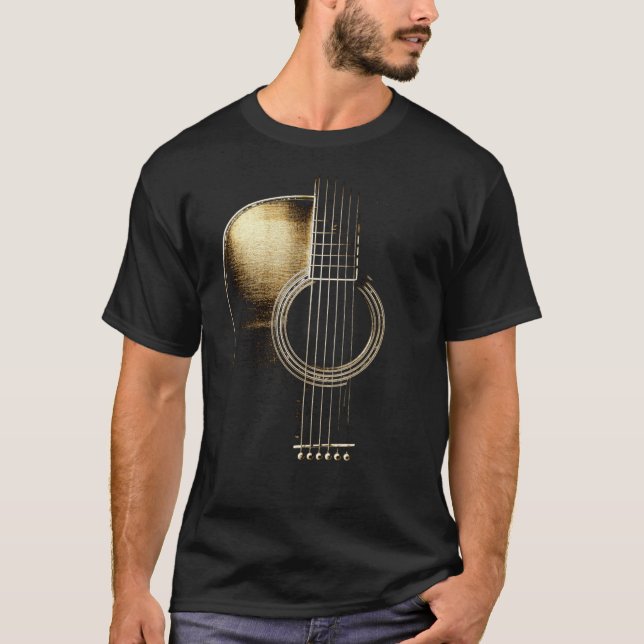 Camiseta Acústica Guitarra Lite (veja a descrição) Esse (Frente)