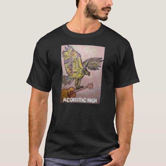 Camiseta Acústico Peixe-Falcão acústico alto (Frente)