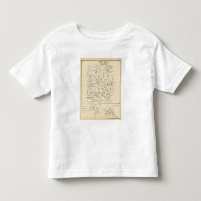 Camiseta Acworth, o Condado de Sullivan (Frente)