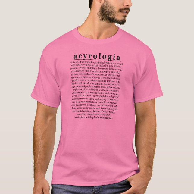 Camiseta acyrologia (Frente)