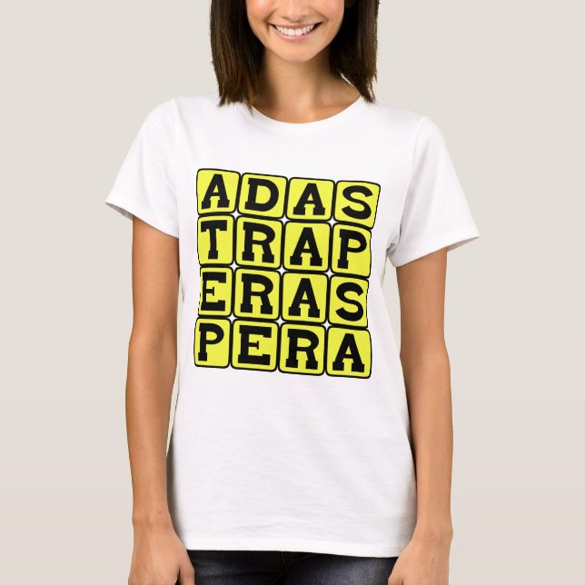 Camiseta Ad Astra Per Aspera, Através de Dificuldades para  (Frente)