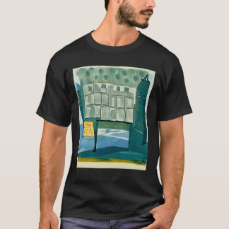 Camiseta Ad Reinhardt AI Sinal Verde Dia da Cidade Abstrato
