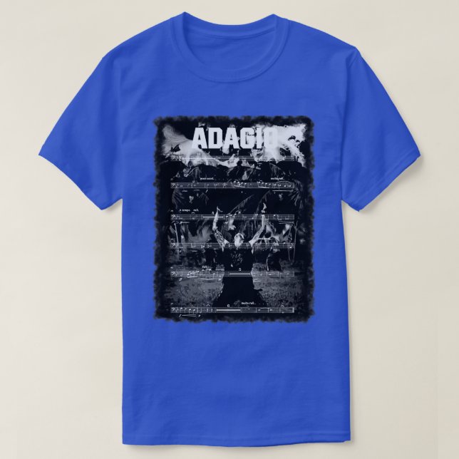 Camiseta Adagio para strings Barber (Frente do Design)