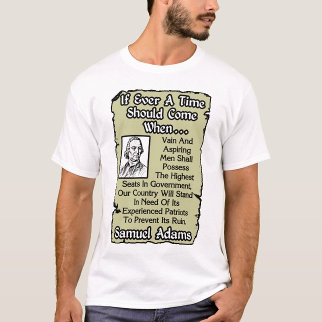 Camiseta Adams: Patriotas experientes (Frente)