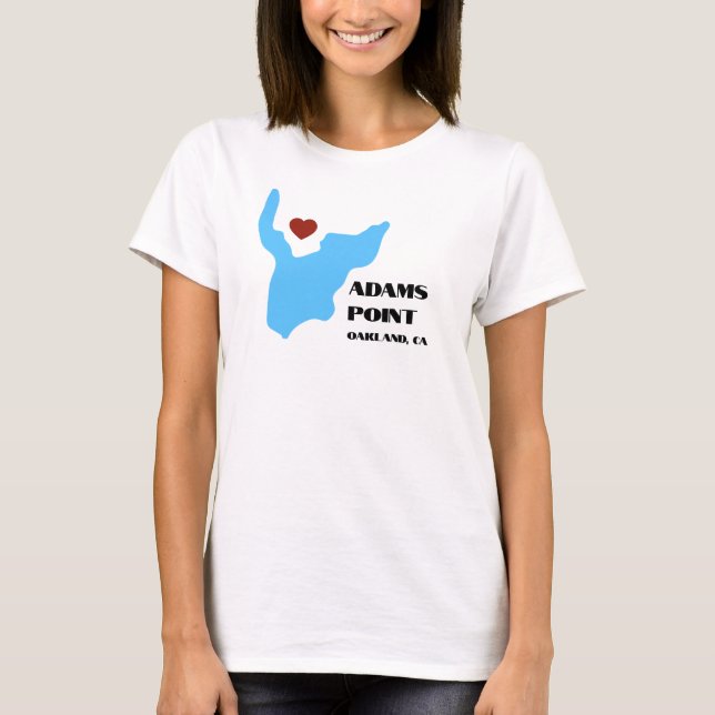 Camiseta Adams Point / Lago Merritt (Frente)