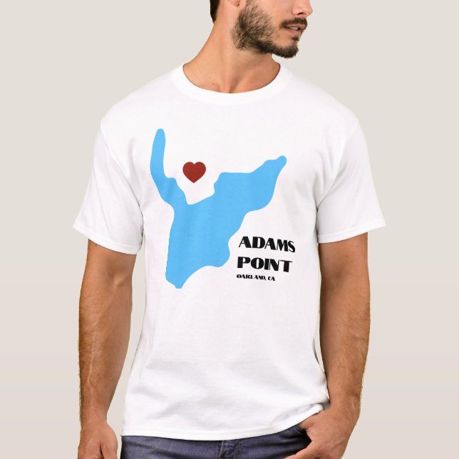 Camiseta Adams Point / Lago Merritt (Frente)