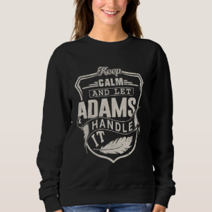 Camiseta Adams Sobrenome Shirt Adams Nome Aniversário