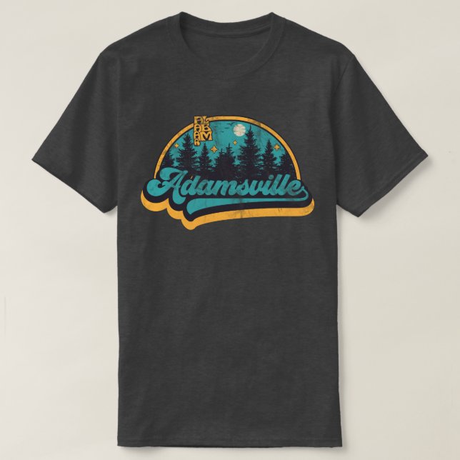 Camiseta Adamsville, Alabama (Frente do Design)