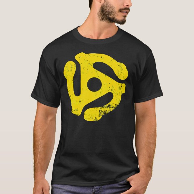 Camiseta Adaptador de registro de 45 RPM Tee Essential T-Sh (Frente)