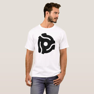 Camiseta Adaptador Music Record 45 RPM