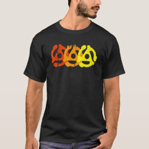 Camiseta Adaptadores de registro de 45 RPM Voltáveis Vinil