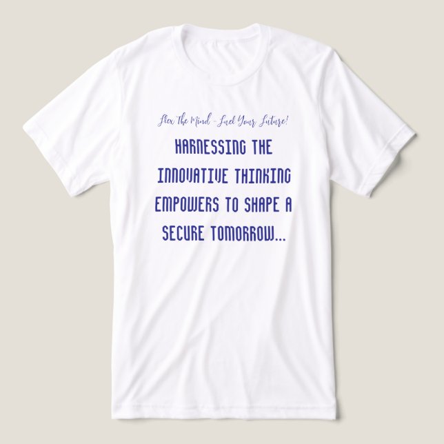 Camiseta Adaptar e Reagir aos Céus em Mudança (Design frontal)