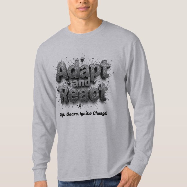 Camiseta Adaptar e Reagir aos Céus em Mudança (Frente)