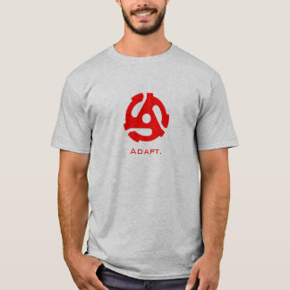 Camiseta Adapte o T - vermelho