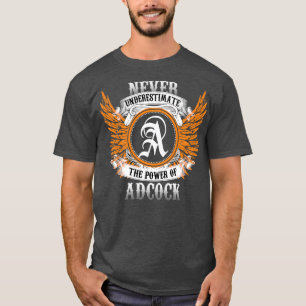 Camiseta Adcock Name Shirt Nunca Subestime O Poder De