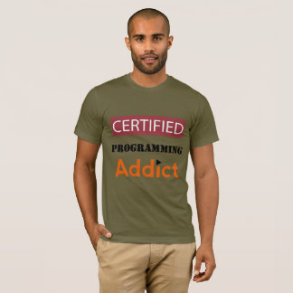 CAMISETA ADDICAÇÃO DE ROGRAMING CERTIFICADA