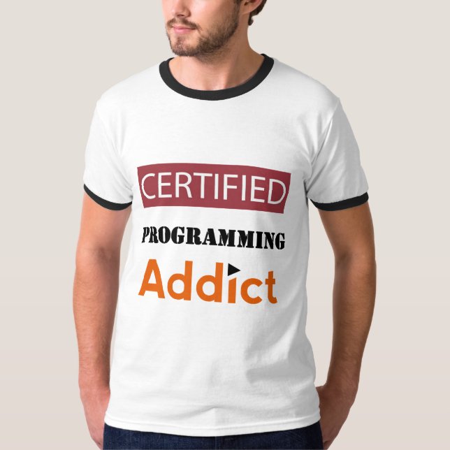 CAMISETA ADDICAÇÃO DE ROGRAMING CERTIFICADA (Frente)