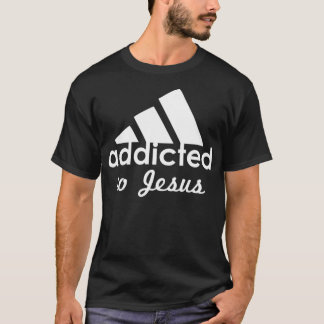 Camiseta Addicted to Jesus Funny Christian Sports